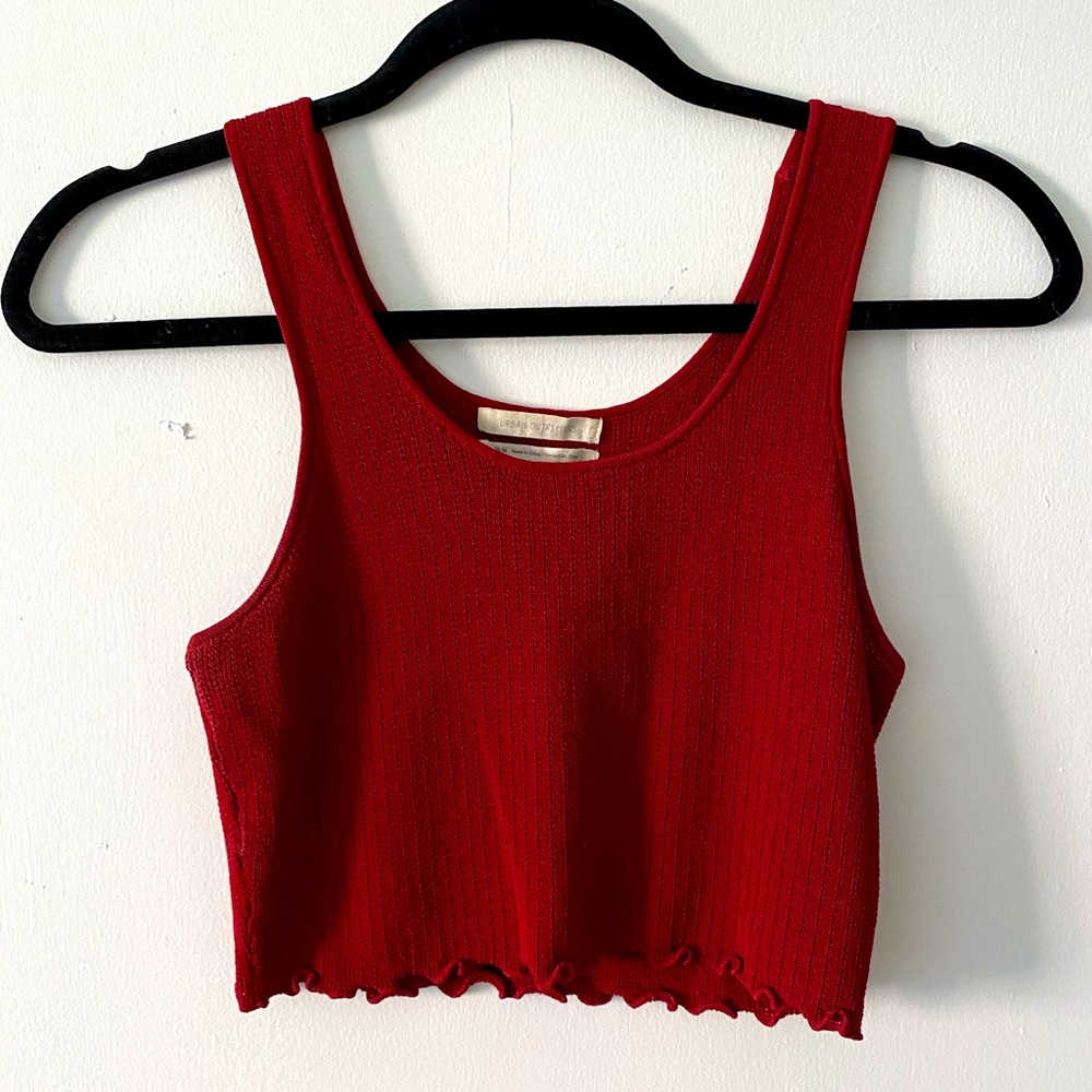 Urban Outfitters Ruby Red Crop Top